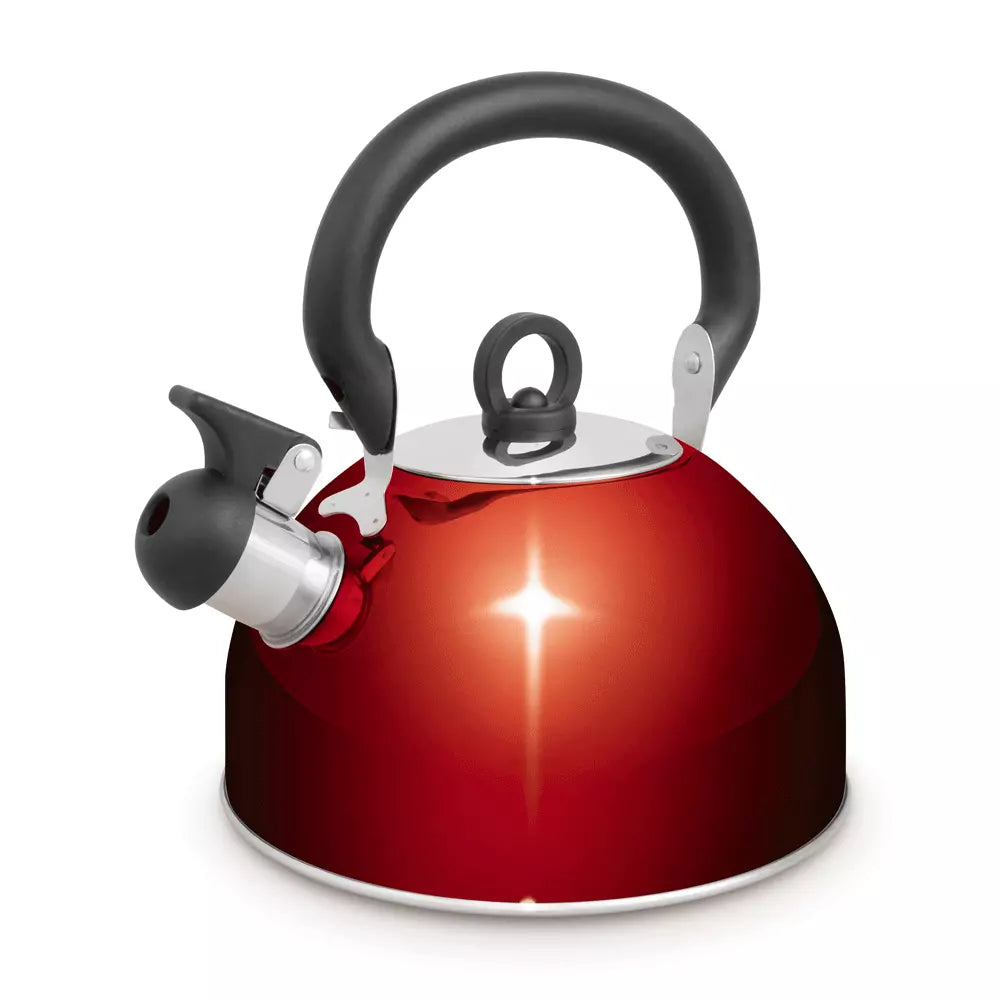2.5L Whistling Camping Kettle | Campfire Stainless Steel Tea Coffee Water Boiling