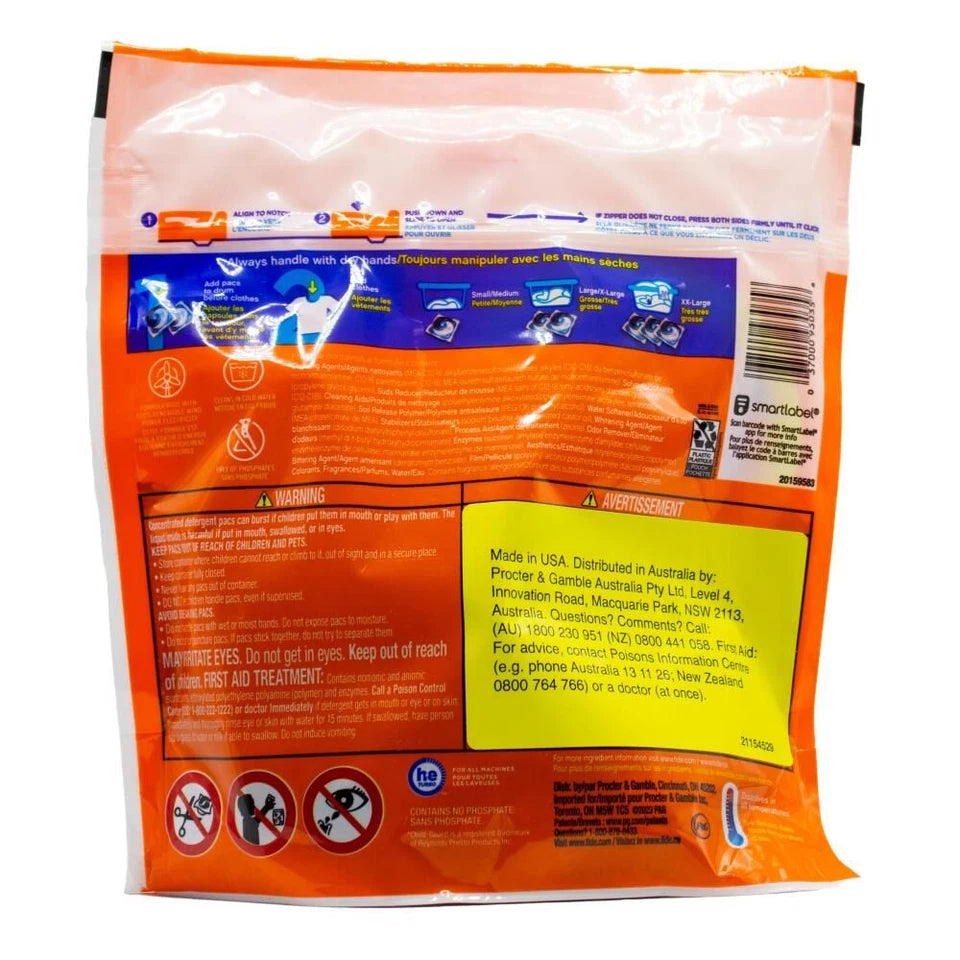 96x Washing Machine Laundry Tablets Pods Stain Remover Detergent Caps Capsules Garment Washing Cleaner