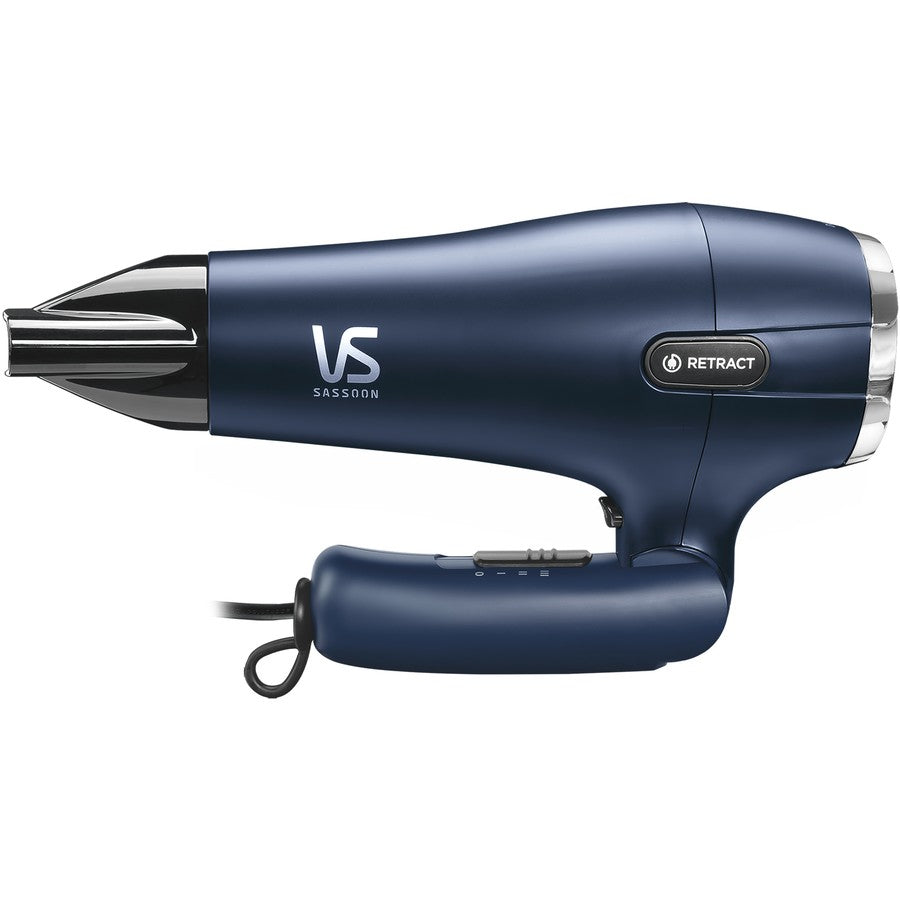 VS Sassoon Hair Dryer 2100W Electric Folding Blow Dryer Folding Retractable Cord Hair Styler