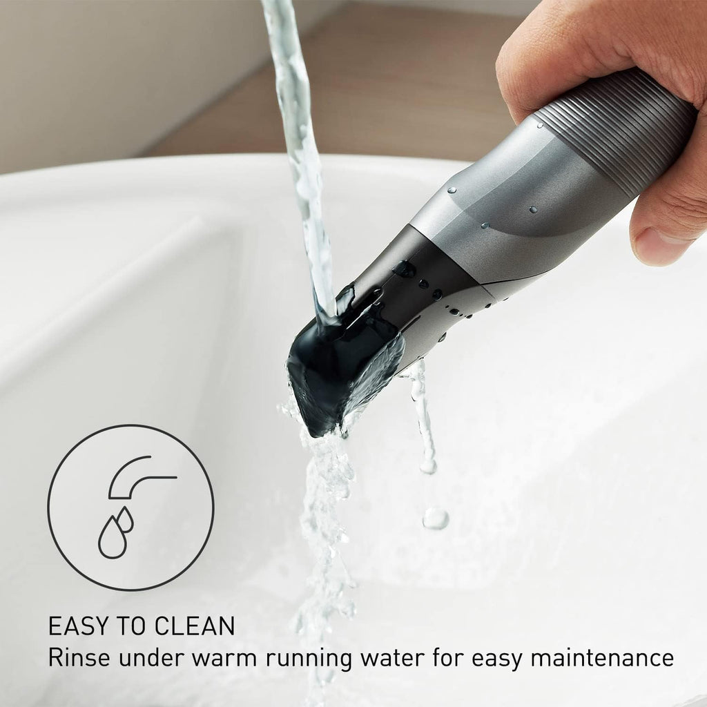 Panasonic Wet/Dry Cordless Body Groomer/Hair Trimmer, Close Shaver Sensitive Area Hair Remover Tool