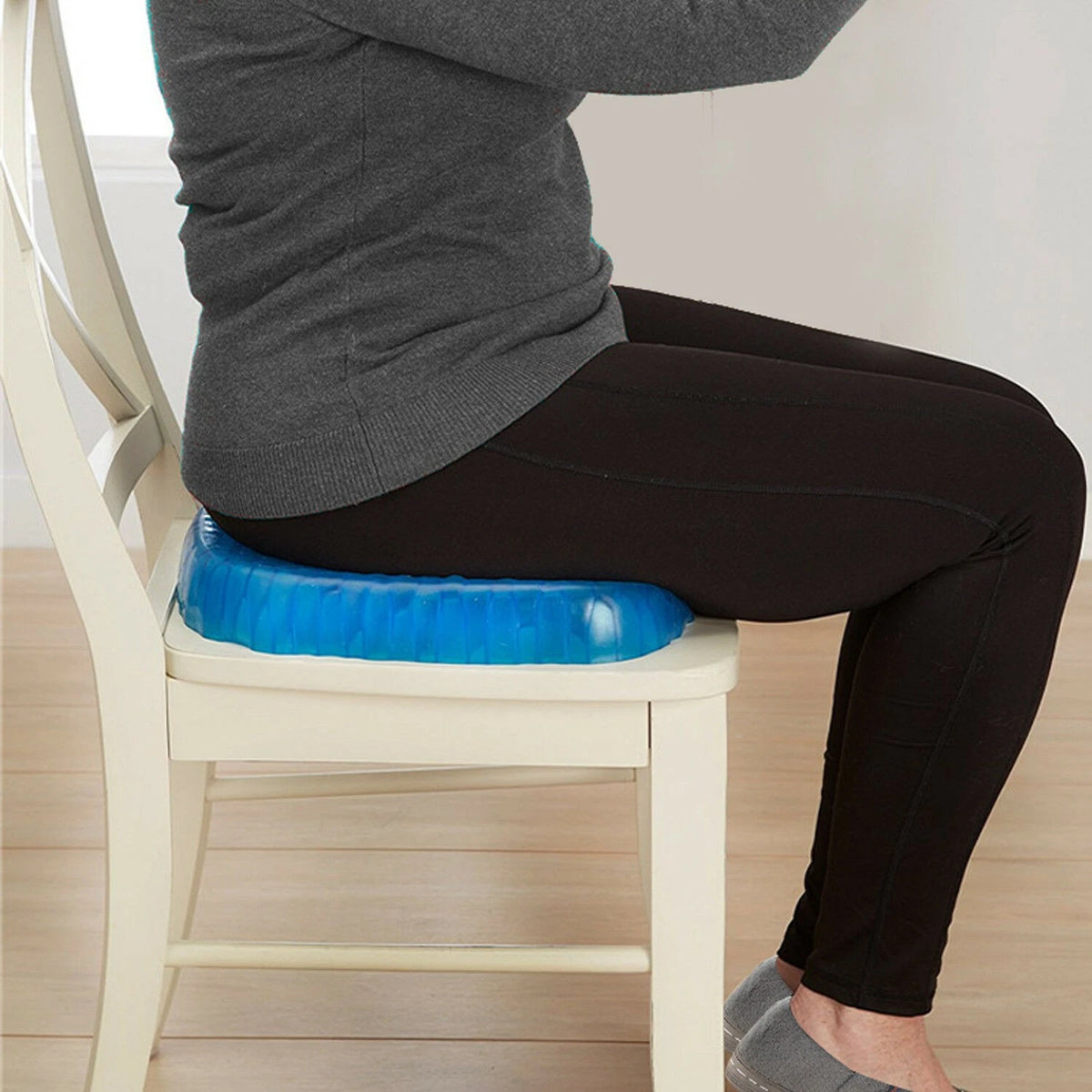 Car Home Office Seat Cushion Flexible Gel Honeycomb Support Back Spine Protector Back Relief Pad