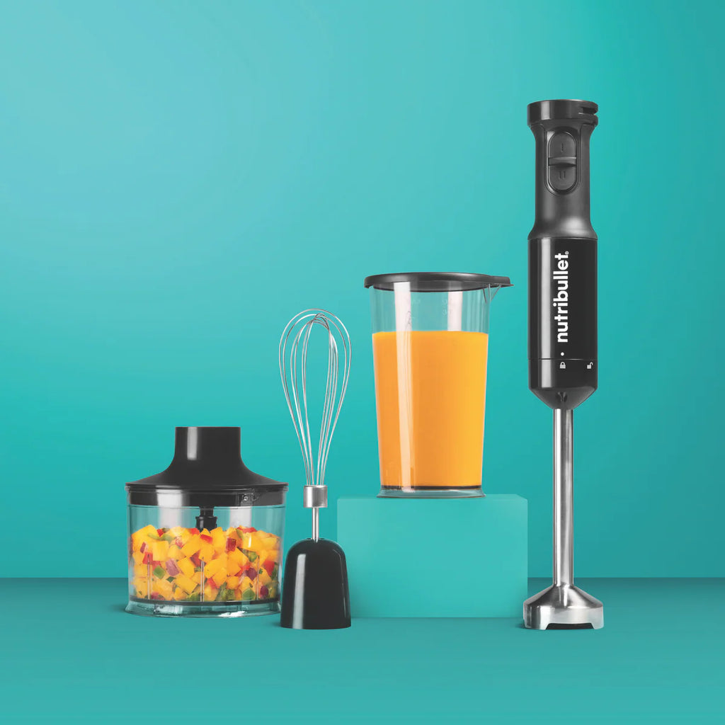 NUTRIBULLET 800W Stick Blender Mixer 600ml Chopping Bowl Mixing Shredding Puree