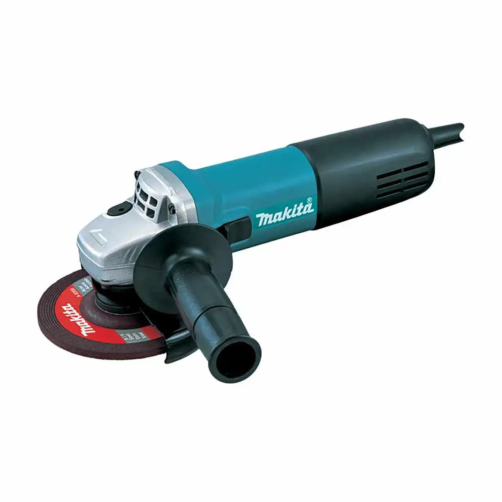 Makita 840W Angle Grinder | Handheld Contractor Polisher Tool | Lightweight 125mm (5") MT Series Polisher