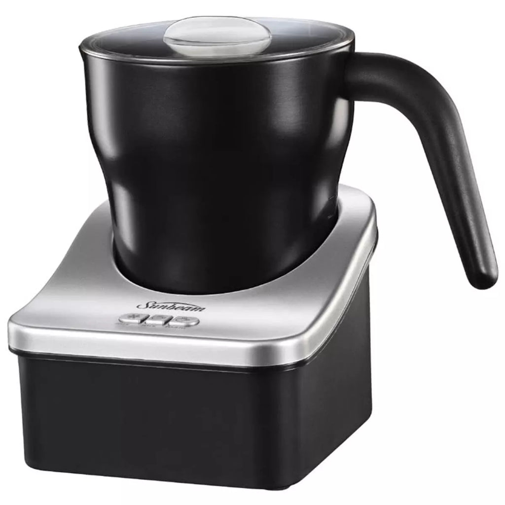 Sunbeam Electric Milk Frother | Automatic Frothing Foamer Chocolate Mixer Cold/Hot Latte Cap