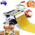 Pasta Maker Heavy Duty | Stainless Steel Noodle Fresh Pasta Dough Roller | Spaghetti Machine Cutter