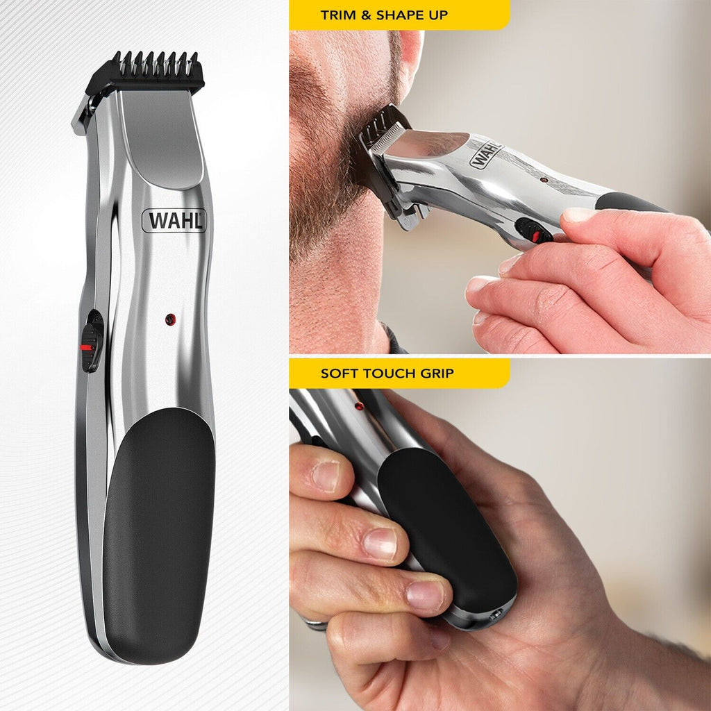 Wahl Cordless Beard Stubble Trimmer | Rechargeable Mustache Clipper Men's Razor Shaver