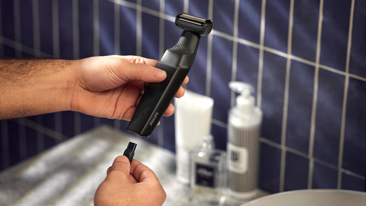 Philips Bodygroomer | Men's Cordless Showerproof Body Groomer Trimmer | Groin Balls Legs Arms Chest Back Shaver Razor