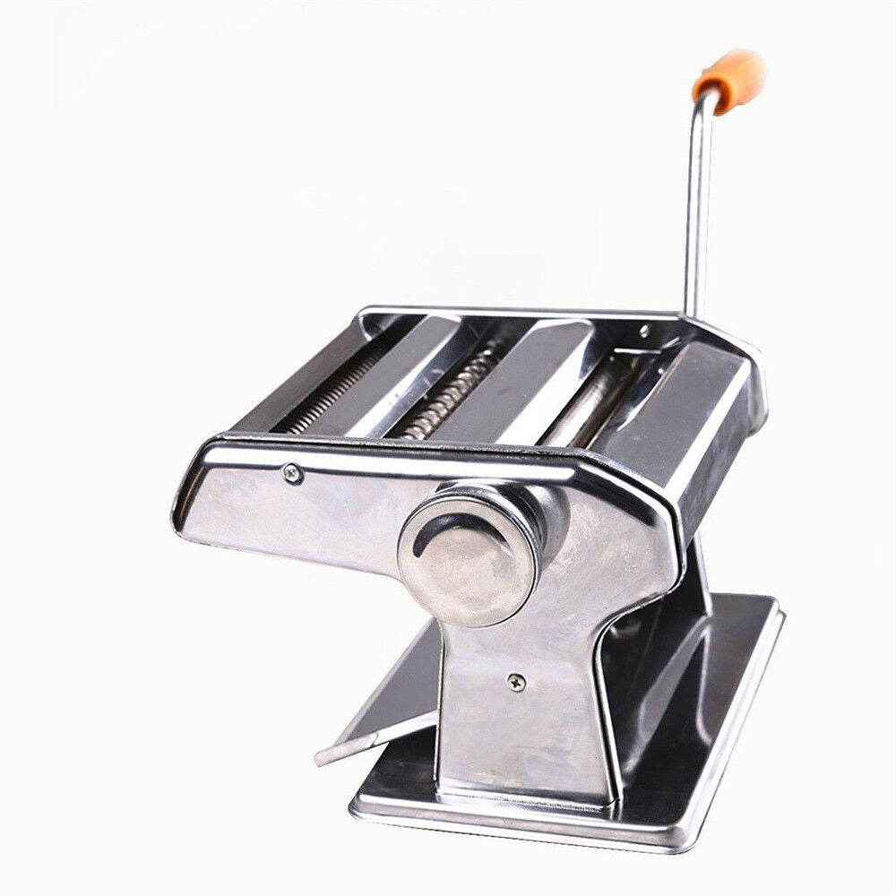 Pasta Maker Heavy Duty | Stainless Steel Noodle Fresh Pasta Dough Roller | Spaghetti Machine Cutter