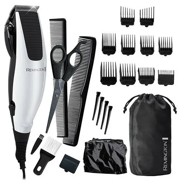 Remington Men's 23 Piece Haircutting Set | Corded Electric Precision Hair Clipper Trimmer