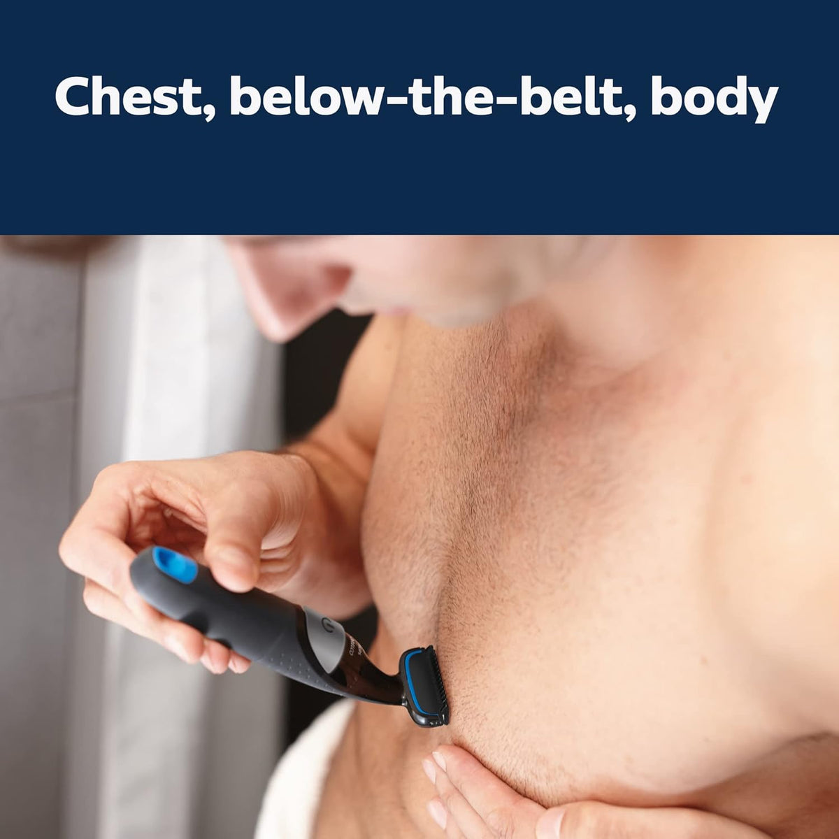 Philips Body Groomer | Men's Cordless Groin Pubic Ball Manscaper | Battery Hair Trimmer Shaver