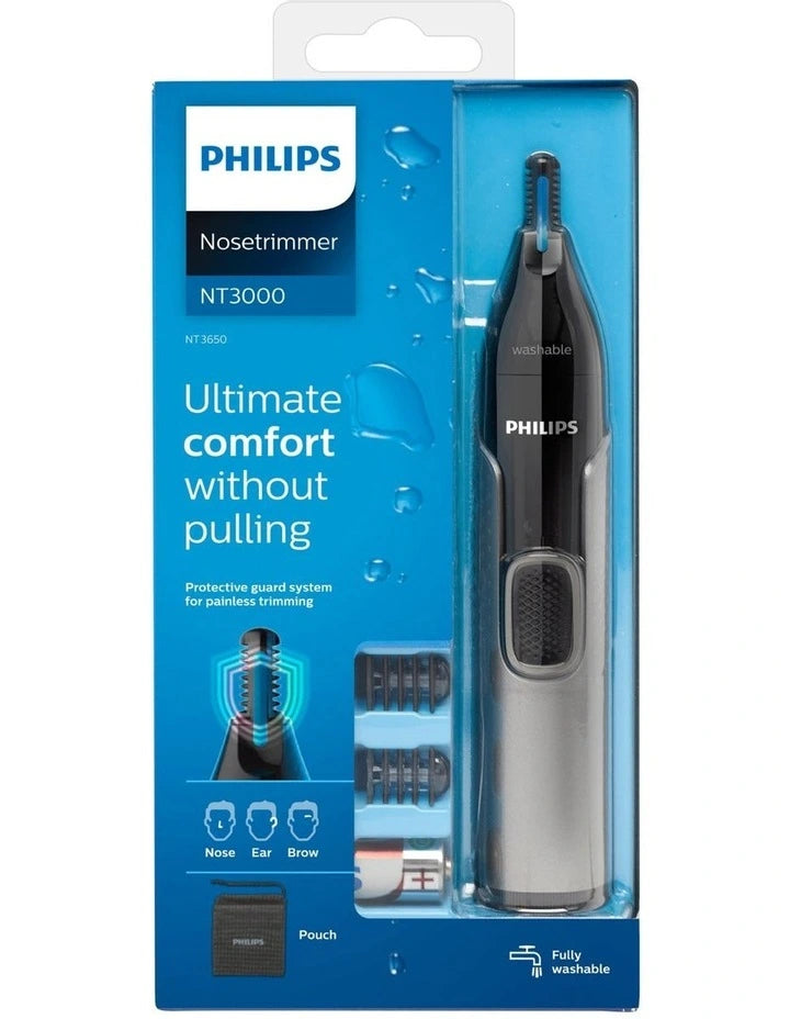 Philips Nose Ear Eyebrow Trimmer Men's Travel Washable Clipper All-In-One | Men's Groomer