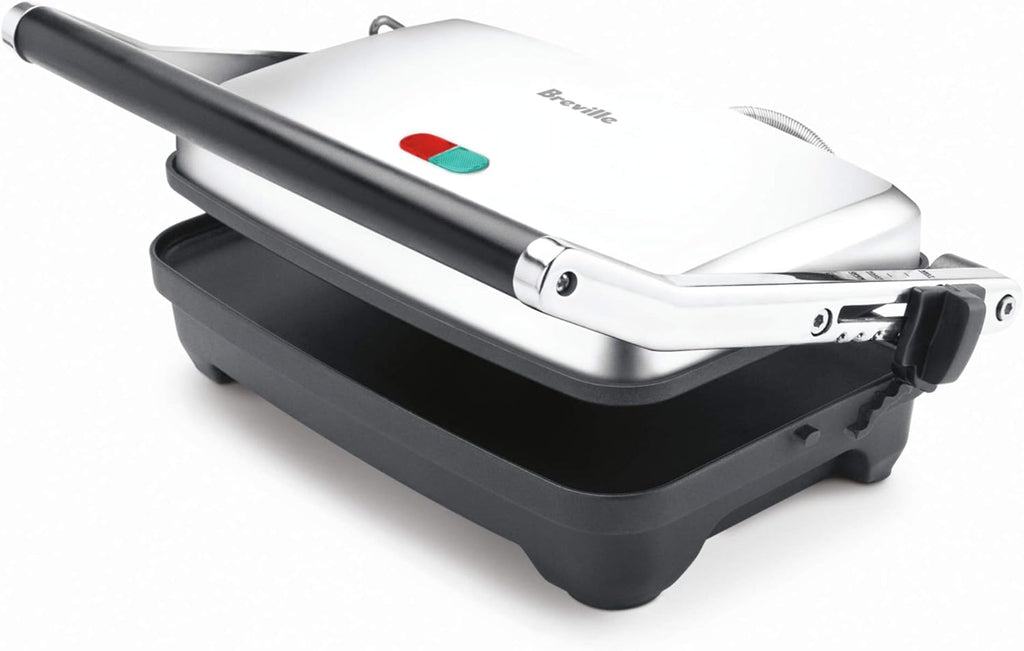 Breville 2 Slice Sandwich Press | Non-Stick Stainless Steel Adjustable Height Bagel Jaffle Maker