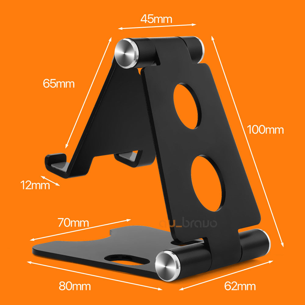Portable Foldable Aluminum Phone Tablet Desk Stand Mount Holder for iPhone Samsung