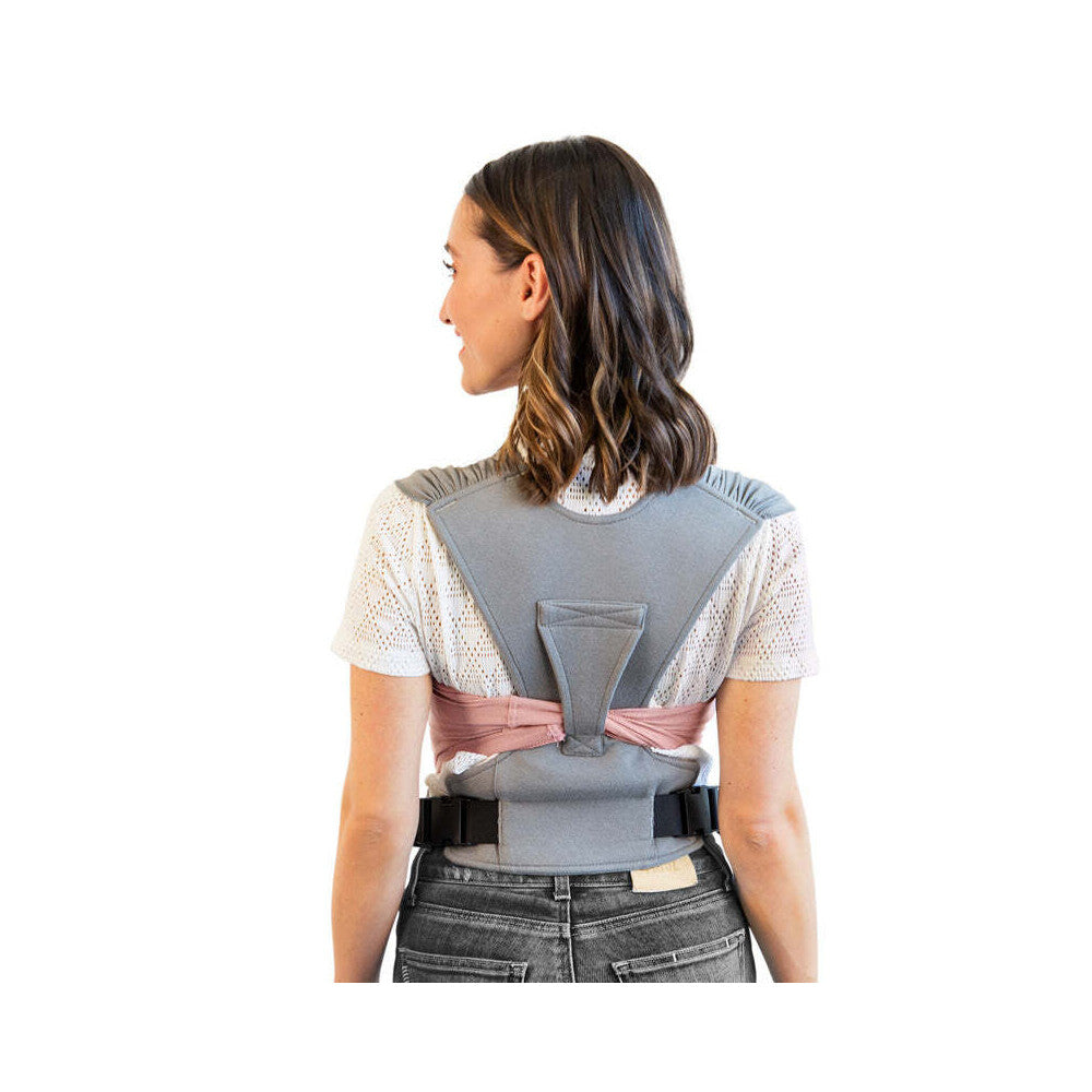 Moby Easy Baby/Infant Front Carrier Wrap | Cotton Knit Body Adjustable Carrier  | Easy-Wrap Hybrid Carrier
