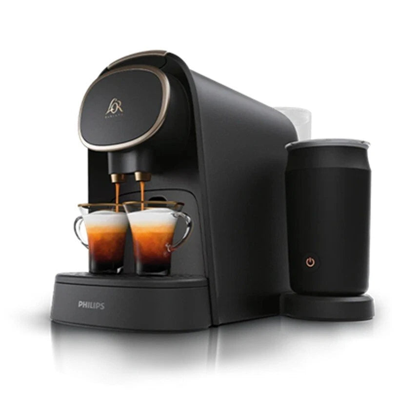 Philips Espresso Coffee Machine w/ Milk Frother, Nespresso Pod Compatible, Capsule Pod Machine Espresso Maker