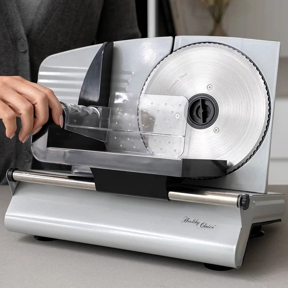 Electric Meat Slicer Deli Vegetable Fruit Slicing Machine Potato Bread Cheese Slicer