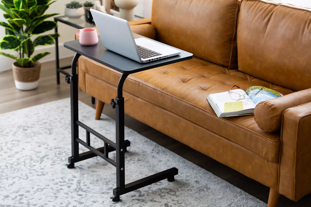 Portable Laptop Stand | Food Tablet Tray Standing Bed Table Height Adjustable