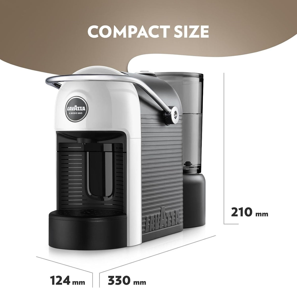 Lavazza Espresso Cappuccino Maker | Pod Capsule Coffee Machine | Electric Automatic Kitchen Appliance with 64 Pods