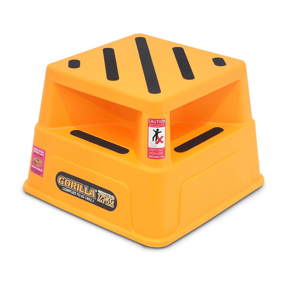 Gorilla Safety Step | Heavy Duty 175KG Warehouse Order Picking Platform Industrial