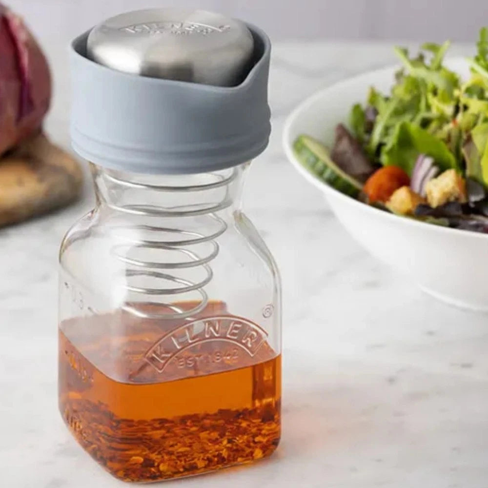 Salad Dressing Marinate Oil Vinegar Mustard Mix Maker Pourer Serving Sauce Bottle Pouring Spout 500ml