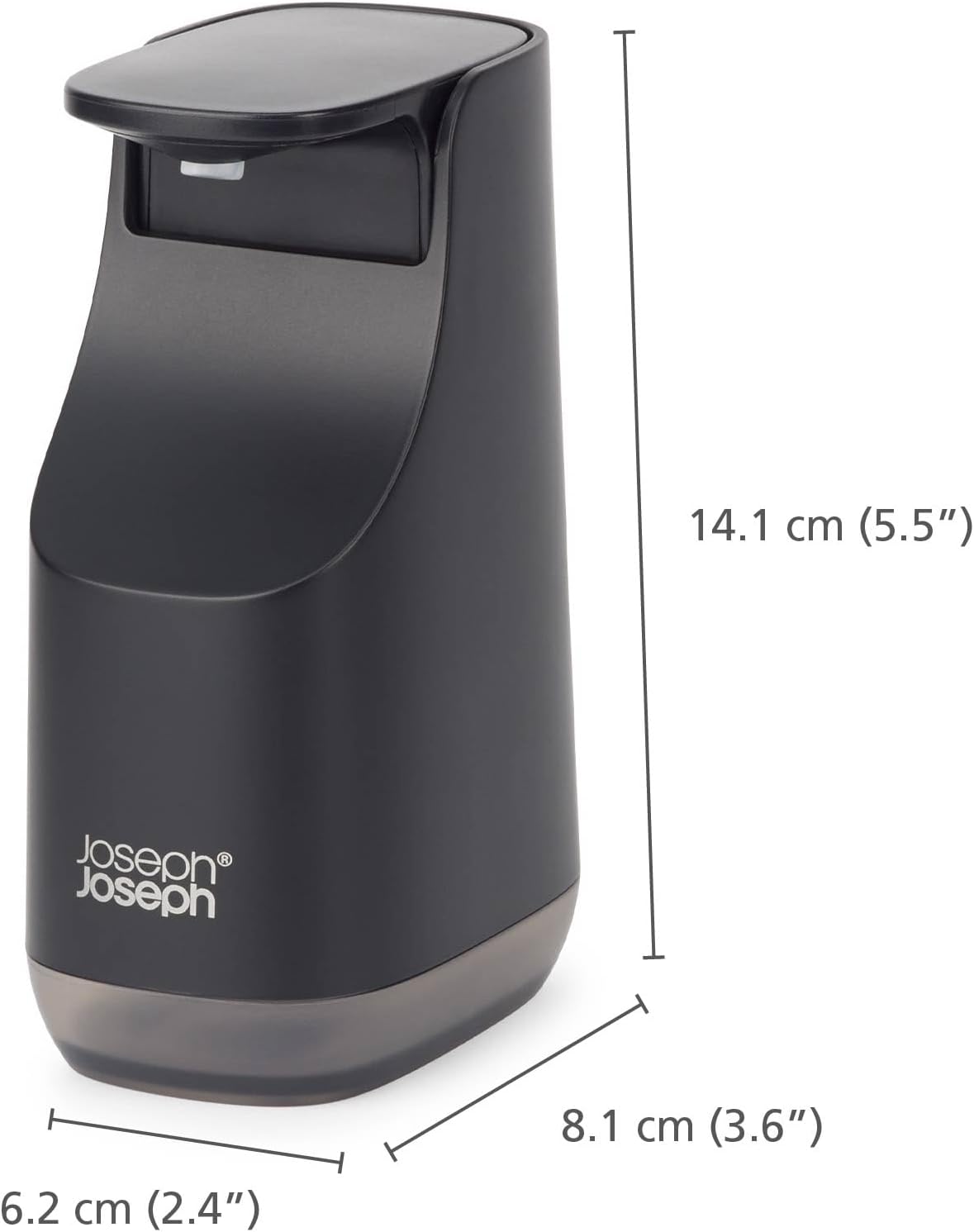 Joseph Joseph Soap Dispenser, Liquid Bathroom Kitchen Hand Wash Nozzle Easy-Pump Head Refillable Home Easy Use
