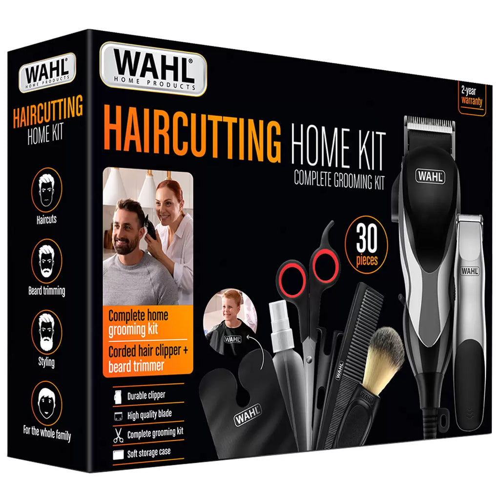 Wahl Home Haircut Haircutting Set | Electric Hair Cutting Trimmer with Beard & Stubble Trimmer