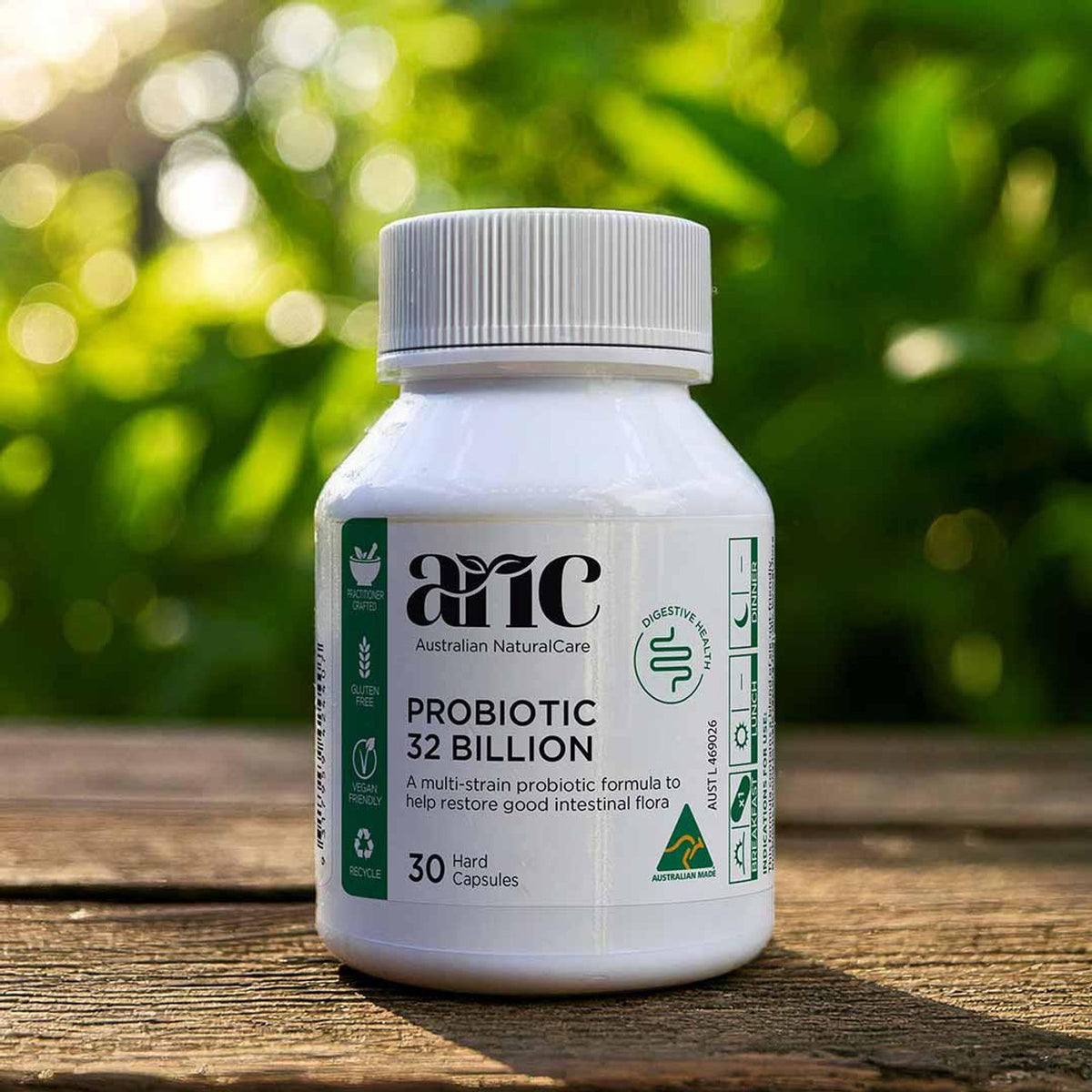 Probiotic 32 Billion 30 capsule - Healthy Digestive Gut Intestnal Flora | Immune Support Flatulence