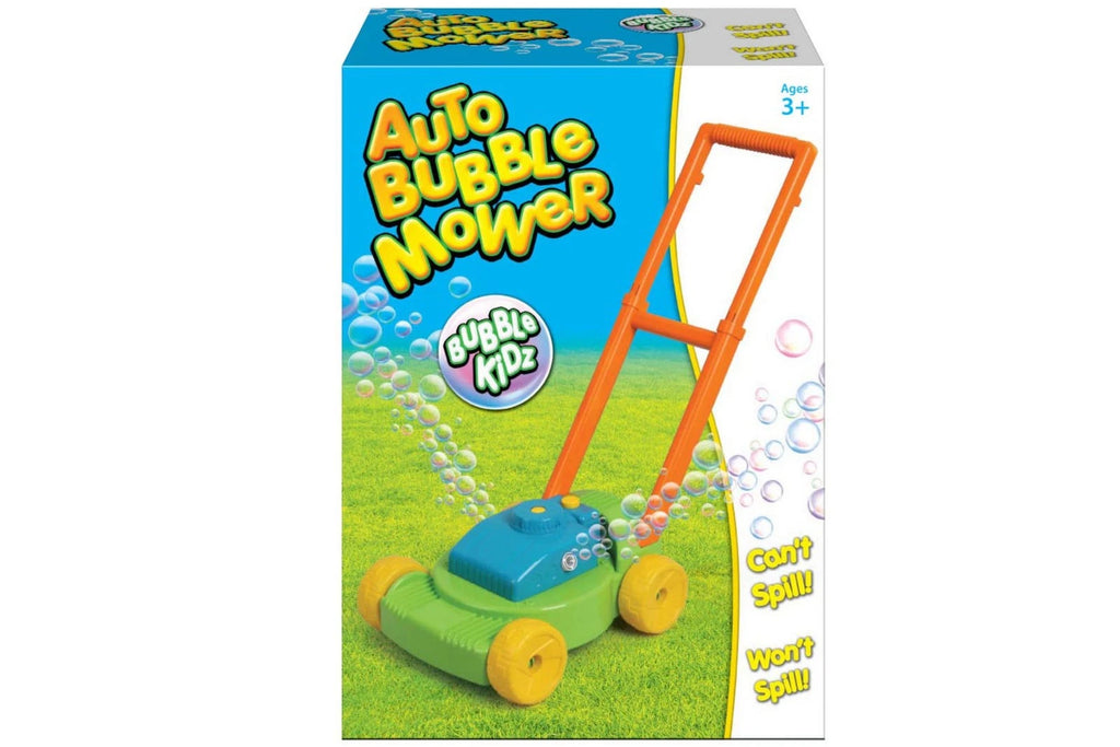 Kids Toddler Bubble Lawn Mower - Pretend Grass Lawn Mowing Toy, Indoor Outdoor Preschool Toys