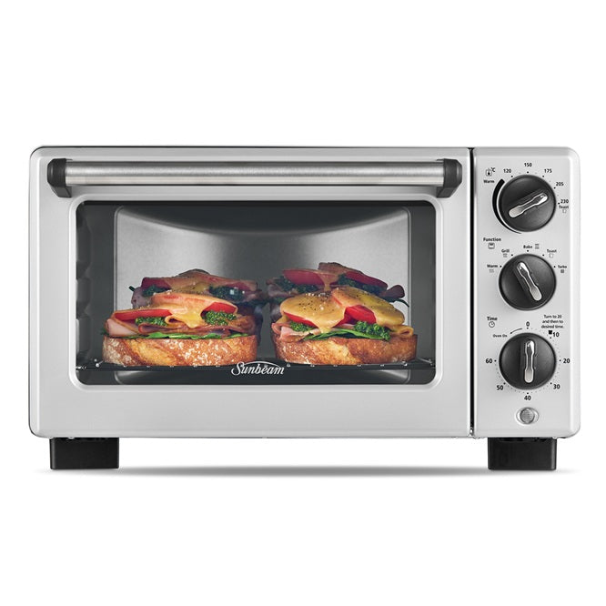 Sunbeam Benchtop Oven | Bake Grill Electric Rotisserie Grilling Pizza Baking Machine Portable