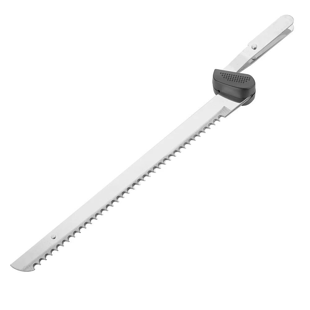 Cordless Electric Knife Carving Meat Bread Cheese Cutting Tool Slicer Stainless Steel Blades