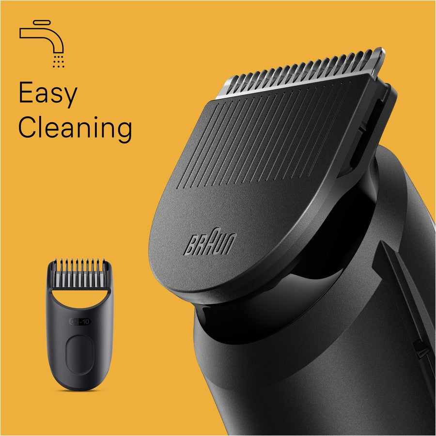 Braun Beard Trimmer Cordless Facial Beard Groomer, 20 Length Settings, Electric Shaver