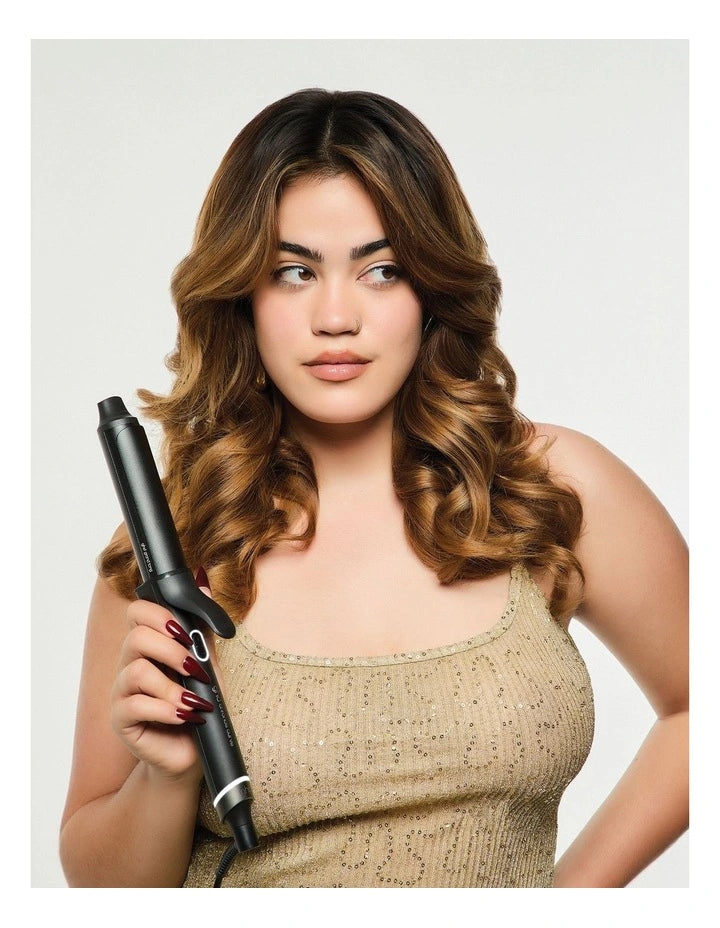 GHD Curve Curling Tong Curler Wand Womens Heated Barrel Medium to Long Hair Frizz-Free Curling Iron