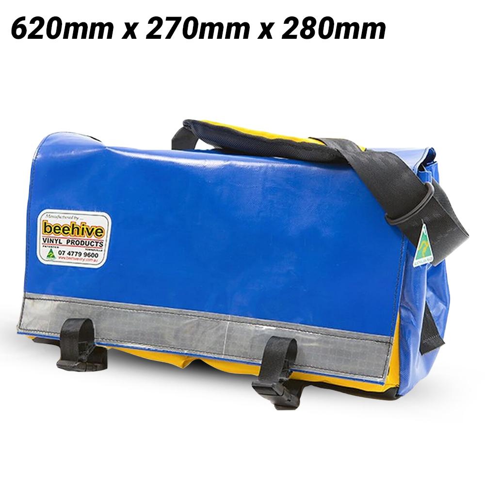 Beehive Double Base Heavy Duty PVC Vinyl with Buckles | Tool Bag Toolbag Tradesman Electrician Handyman