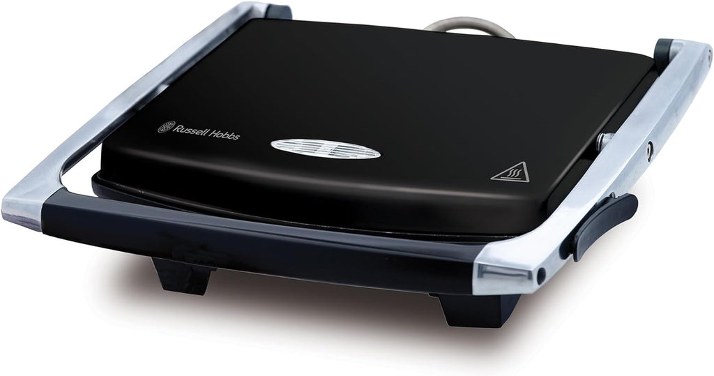 Russell Hobbs 4 Sandwich Press Easy Non-Stick Stainless Steel Bagel Muffin Toastie Jaffle Maker