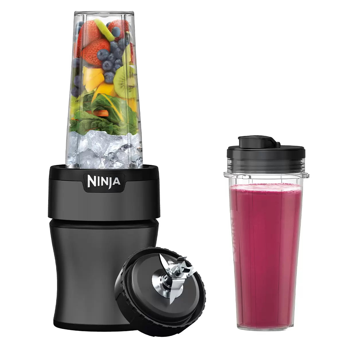Ninja Smoothie Shake Blender | 900W Fruit Vegetable Ice Nut Crusher Blending Machine | Ice Crushing Nutrient Extractor
