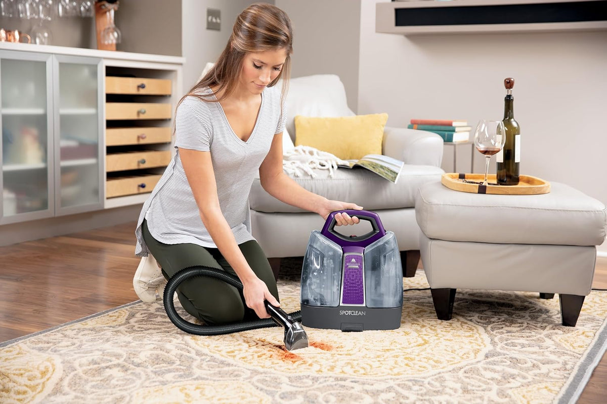 BISSELL Portable Carpet Upholstery Spot Cleaner Vacuum | Pet Mess Stain Odour Remover