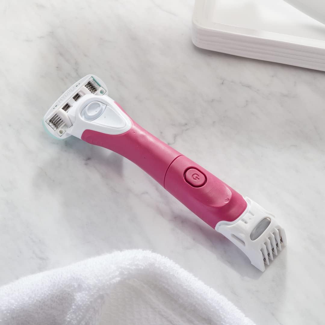 Schick Women's Body Trimmer Waterproof Bikini Shaver Razor Leg Hair Removal - 5 Curve Sensing Blades