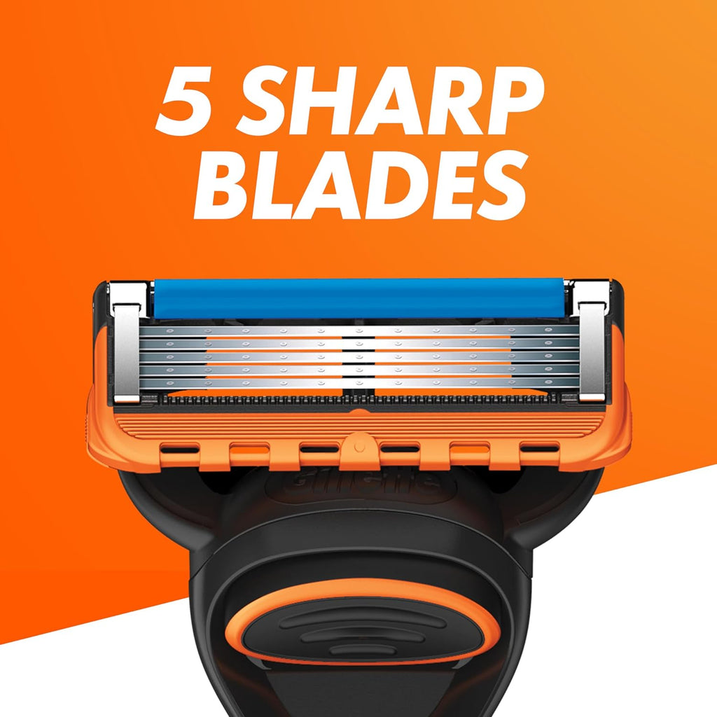 Gillette Fusion 5 Men's Razor 8 PACK | Close-Shaving Shavers | Precision Trimmer for Edging
