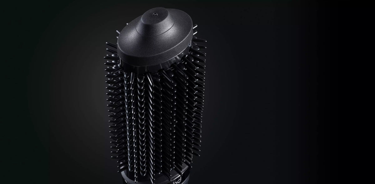 GHD Hair Drying Brush and Styler - Womens Electric Blowdry Brush Styling Tool 2-in-1 Drying Brush - NO HEAT DAMAGE - Barrel Hair Brush