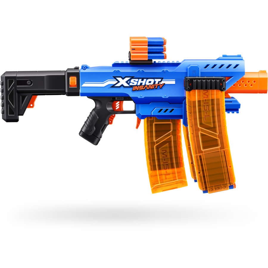 Zuru Kids Toy Blaster Shooting Gun Game with 72 Foam Darts, Childrens Motorised Blaster Toy