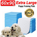 50 Pack Waterproof Puppy Dog Toilet Training Pads 60x90cm X-Large Indoor Floor Mat Cover Liner Thick Quick-Drying