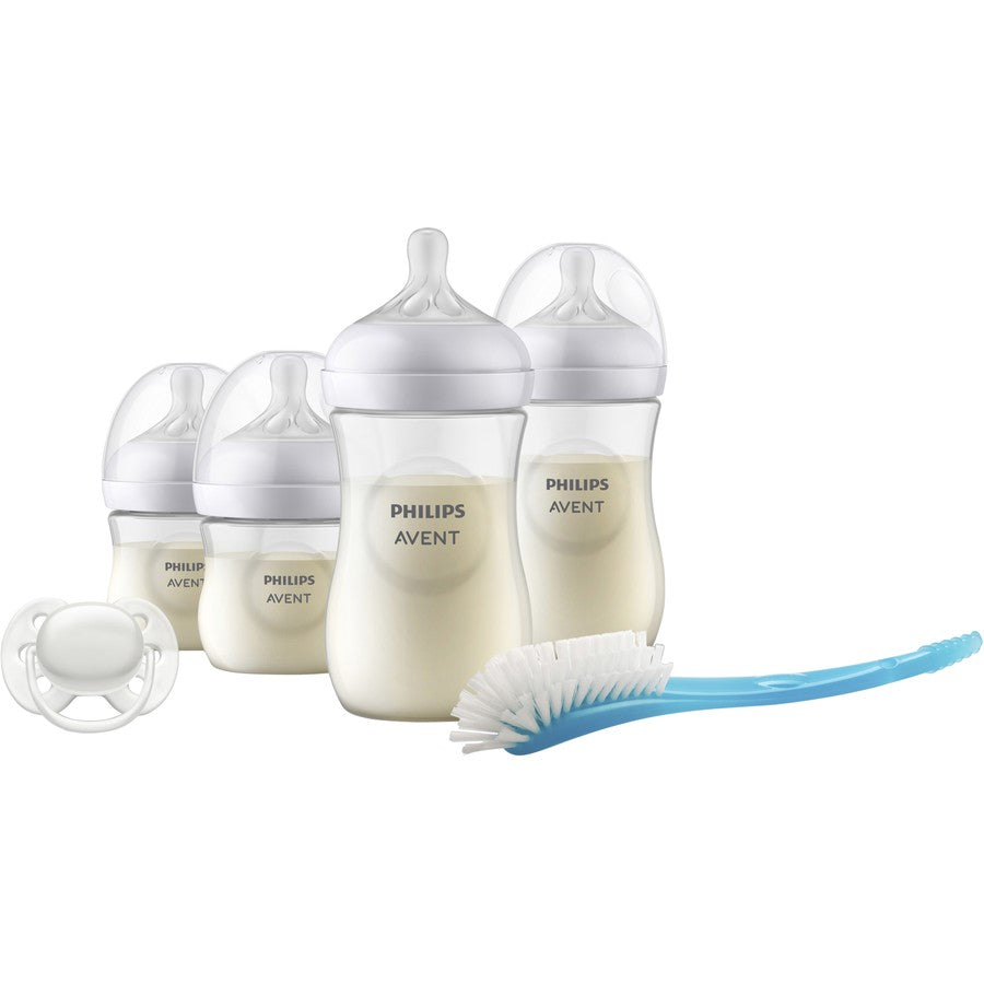 Avent Natural Response | Baby Bottle Starter Set | Newborn Infant Baby Milk Water Bottle Feeding Set