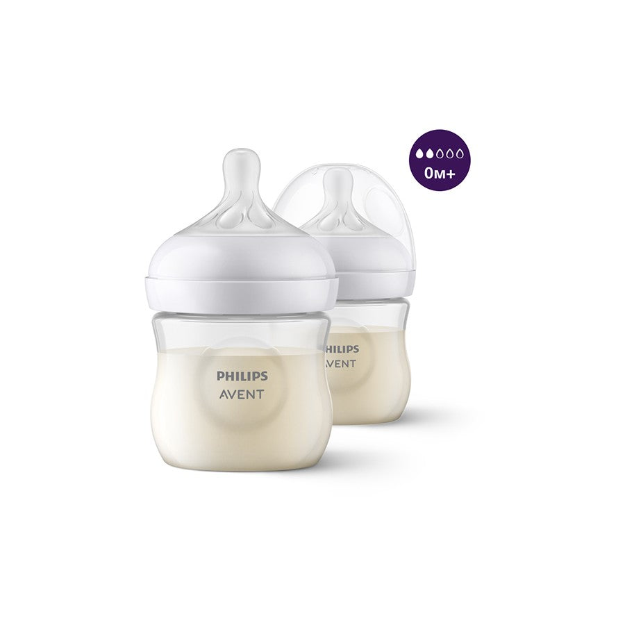 Avent Natural Response | Baby Bottle Starter Set | Newborn Infant Baby Milk Water Bottle Feeding Set