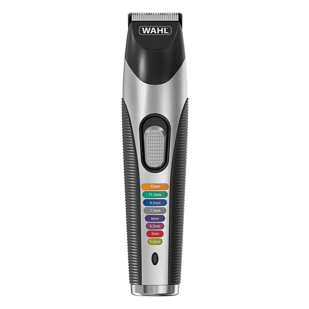 Wahl Full Beard Trimmer Groomer | Cordless Men's Clipper with Coloured Combs | Rechargeable Facial Trimming