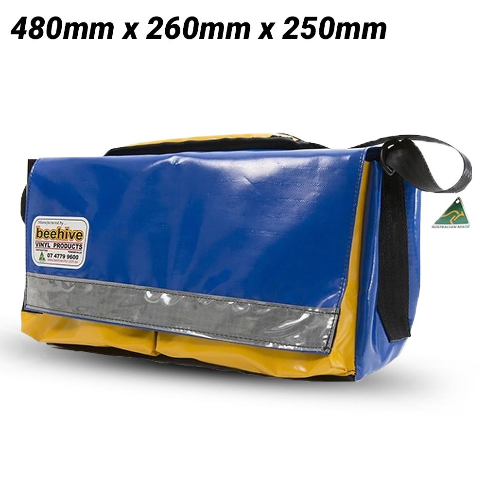Beehive Double Base Heavy Duty PVC Vinyl Side Carrier | Tool Bag Toolbag Tradesman Electrician Handyman