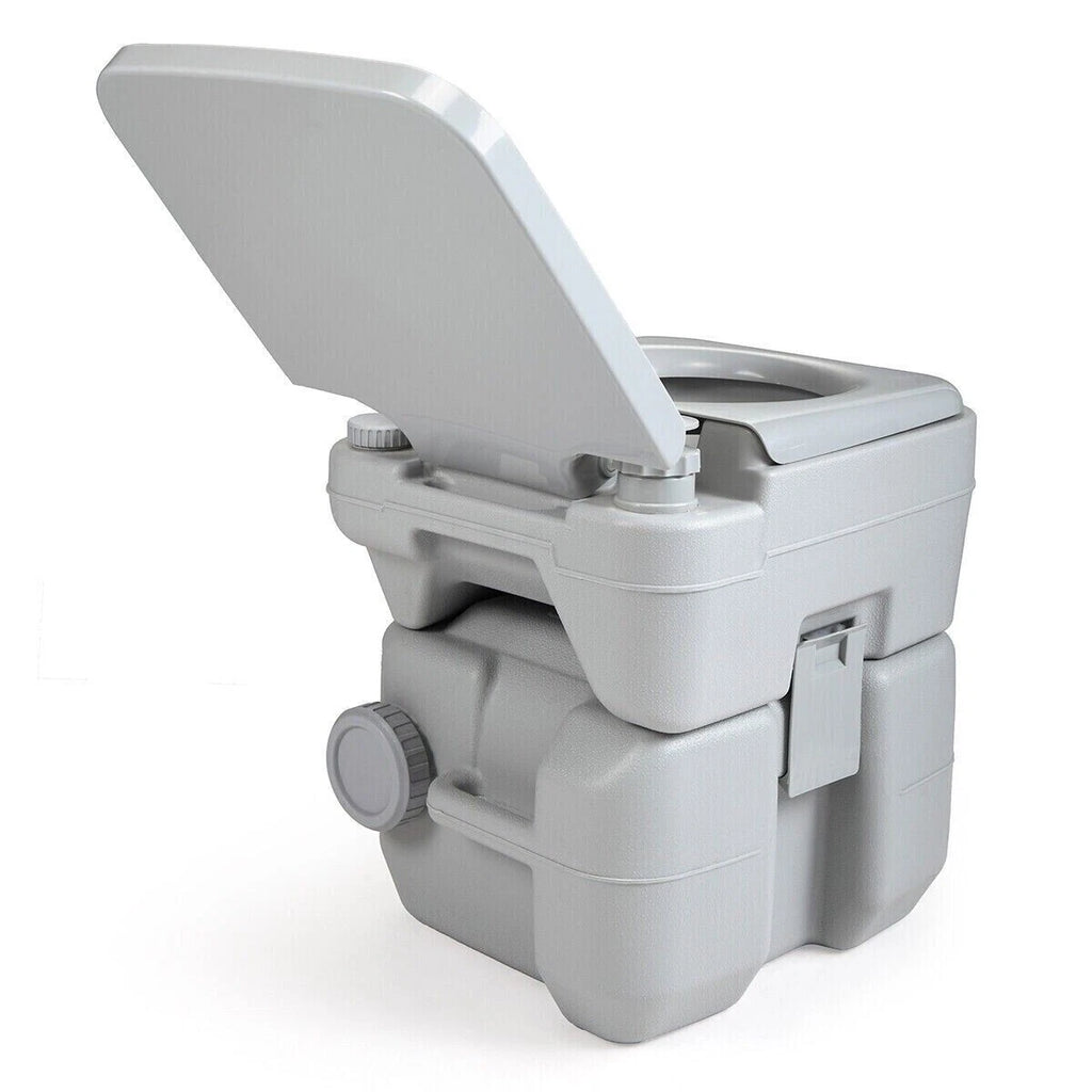 20L Portable Outdoor Camping Toilet | Campsite Loo Porta Travel Flush Potty