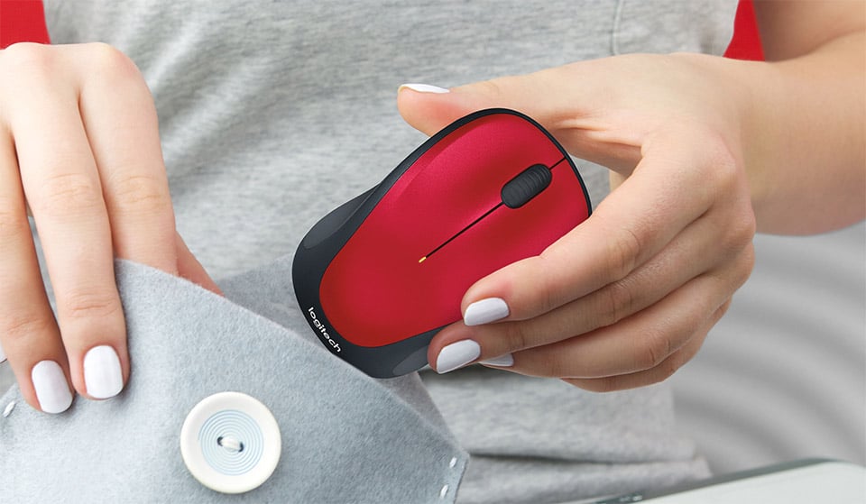 Logitech Wireless Bluetooth Mouse | Slim Soft Rubber Grips | Computer Laptop School Work