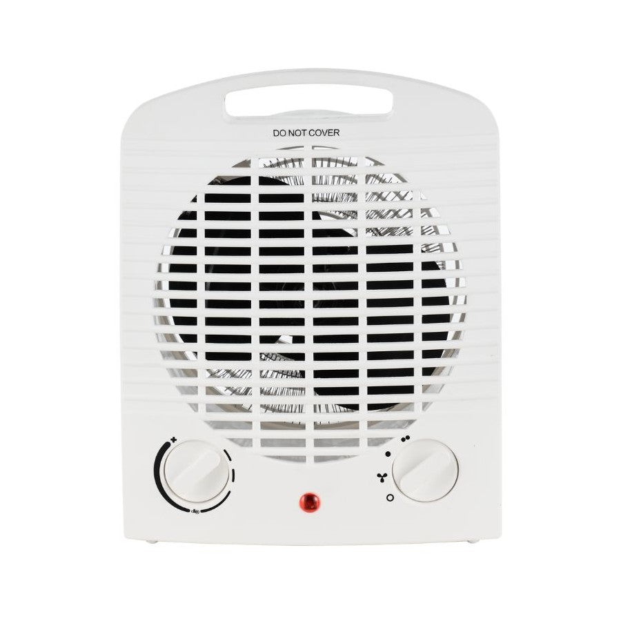 Electric Indoor Heater 2000W Upright Fan Heater 2 Heat Adjustable Thermostat Overheat Protection