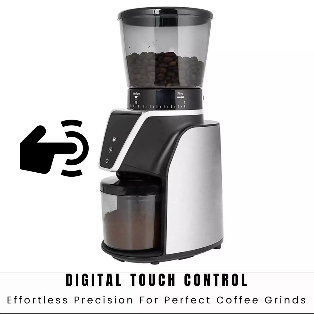 Electric Burr Coffee Bean Grinder | 31 Grind Settings Milling Coffee Bean Machine | Auto Grinding