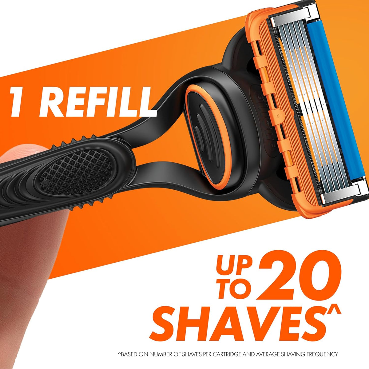 Gillette Fusion 5 Men's Razor 8 PACK | Close-Shaving Shavers | Precision Trimmer for Edging
